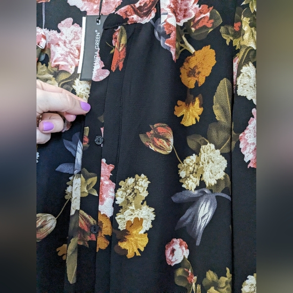 Brand new Amanda Green long tunic button up - Picture 4 of 4